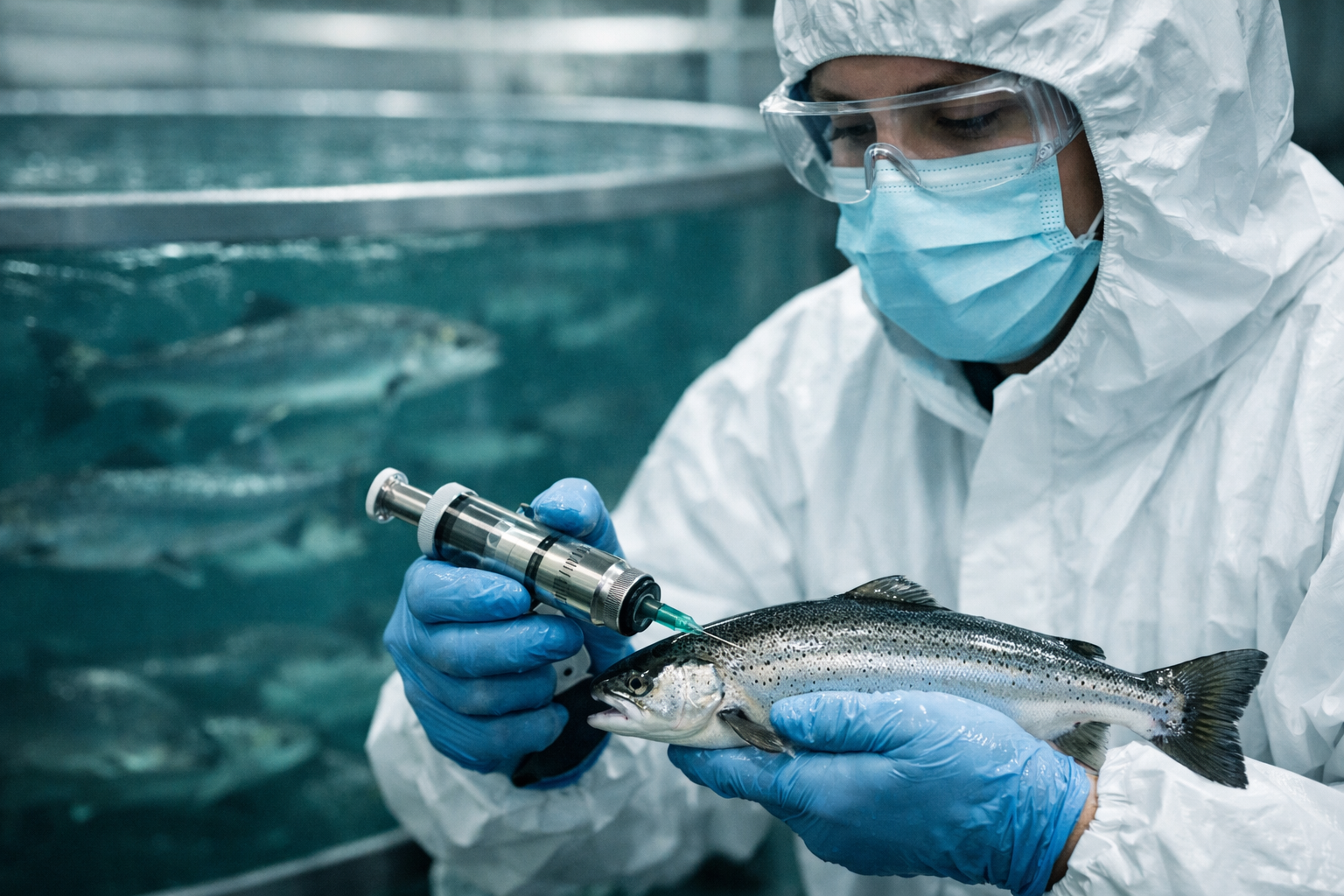 Vacunación de salmones en centro de cultivo acuícola — memoria inmunológica y respuesta adaptativa, Salmon Immunology Series Capítulo 11